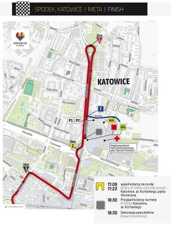 Tour de pologne uci world tour. Tour de Pologne 2020 1 etap MAPA METY Katowice. O której ...