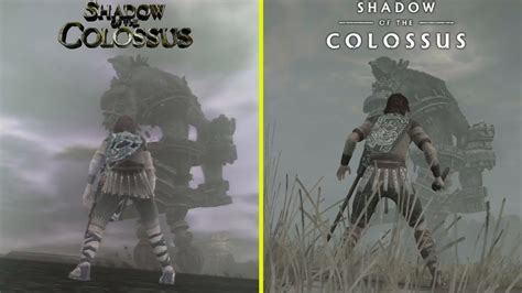 Shadow Of The Colossus Remake Vs Hd Remaster All Cutscenes Comparison