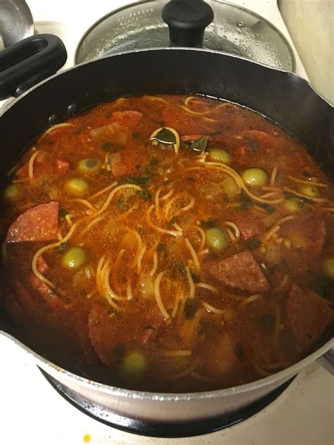My First Sopa De Salchichon It Came Out Amazing Cooking Recipes