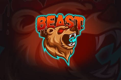 Beast Mascot And Esport Logo Animal Logo Mascot Game Logo Design