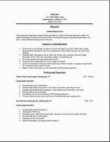 Landscaping Resume Pictures