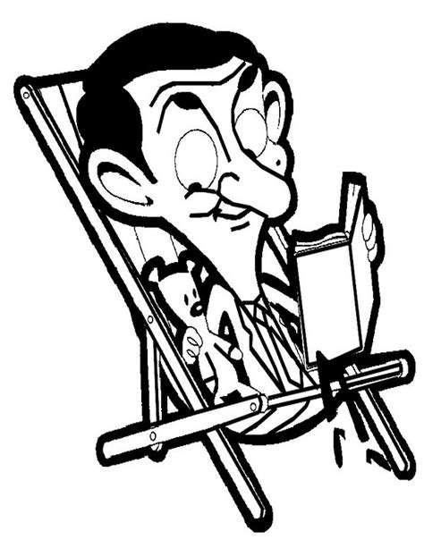 Mr Bean Coloring Pages At Getdrawings Free Download