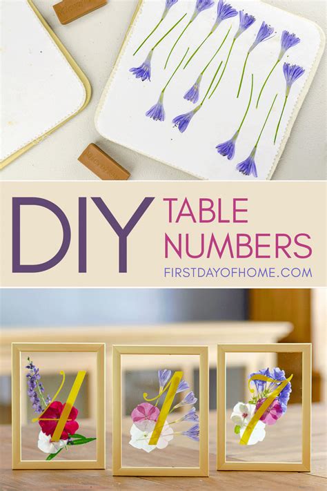 How To Make Stunning Diy Wedding Table Numbers Full Tutorial Diy