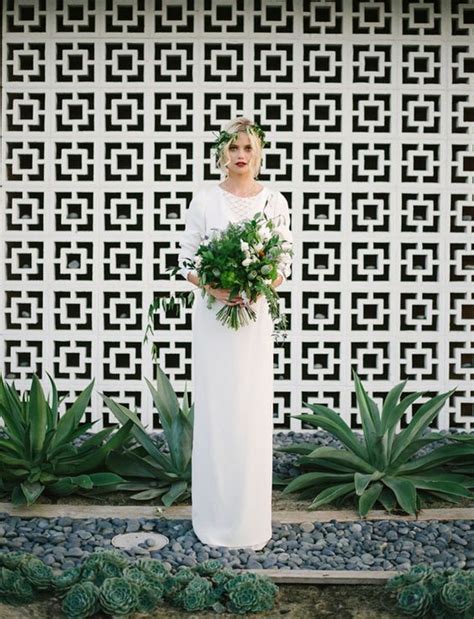 28 Mid Century Modern Wedding Backdrops And Altars Weddingomania