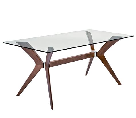 Tokyo Dining Table Glasswalnut Glass Dining Table Dining Table