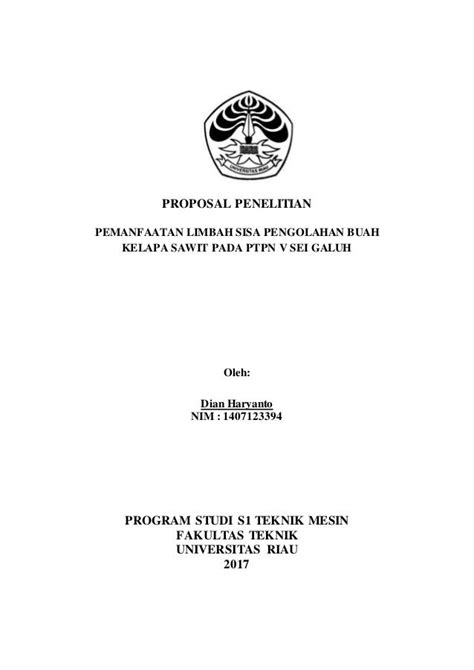 Proposal Penelitian Contoh