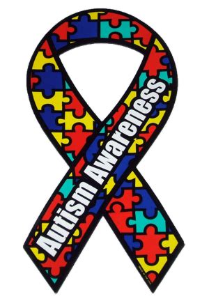 Autism Awareness Month Ribbon - Autism Awareness Blue Charity Ribbon from Zazzle | Autism - The ...
