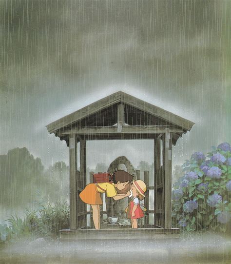 My Neighbor Totoro Hayao Miyazaki Studio Ghibli Kusakabe Satsuki And Kusakabe Mei Ghibli