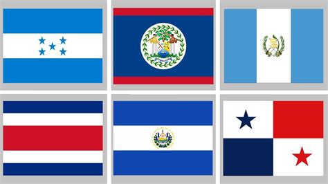 Banderas del Mundo – Banderas de América - Banderas de América Central