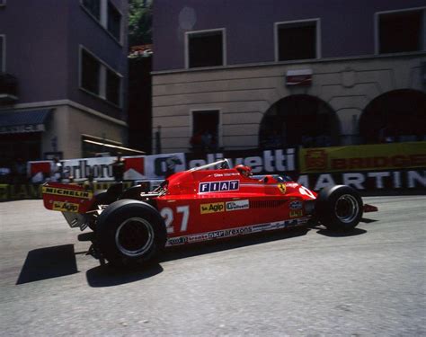 Gilles Villeneuve Ferrari 126ck 1981 Monaco Grand Prix Formel 1