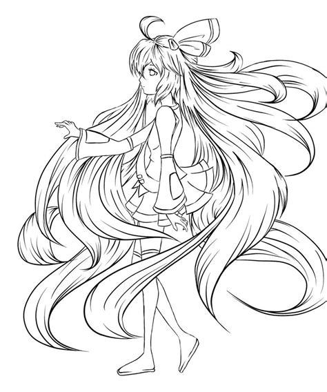 Miku Coloring Pages At Free Printable Colorings