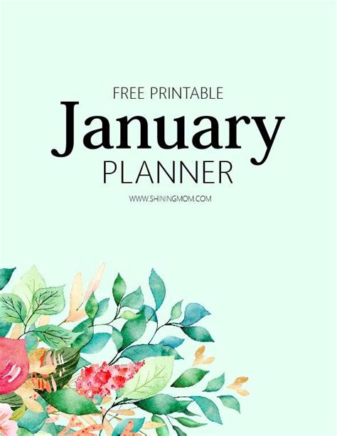 Free January Planner To Jumpstart Your Year