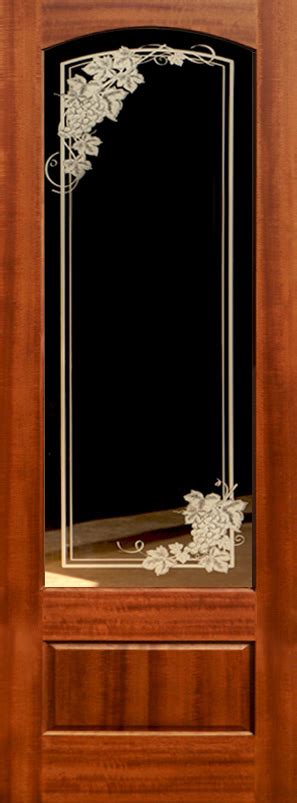 Interior Etched Glass Doors Full Lite Interior Doors French