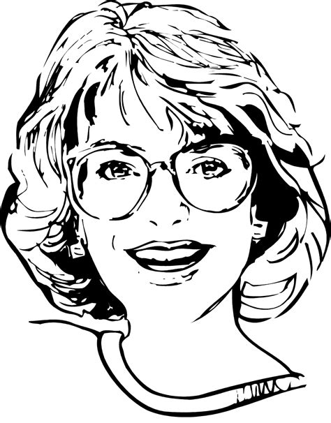 Lady Face Clipart Black And White Sesame Street Bert And Ernie Coloring Pages Boconcwasupt
