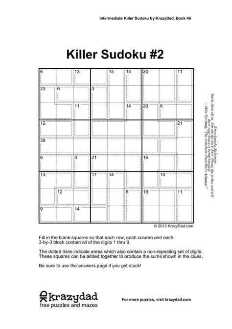 Kakuro And Sudoku Killer Combinationspdf Kakuro And Killer Sudoku