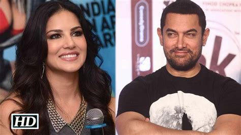 OMG Sunny Leone Says I Love You To Aamir Khan Exclusive YouTube