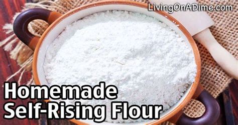 How to make self rising flour. Homemade Self Rising Flour Recipe | Self rising flour, Recipes, Flour recipes