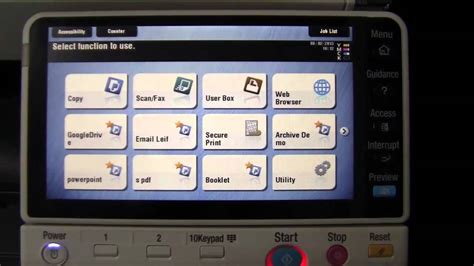 Simply choose your model and preferred language, then press 'open manual'! Secure Print on Konica Minolta bizhub - YouTube