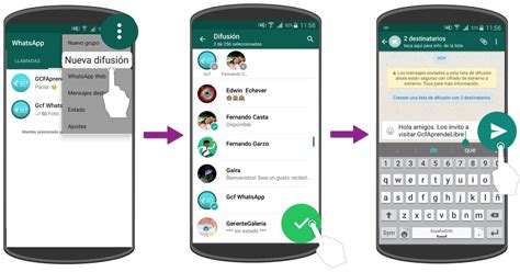 Cómo Usar Whatsapp Enviar Un Mensaje A Varios Destinatarios En Whatsapp