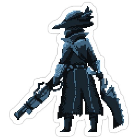 Pixel Souls Bloodborne Stickers By Tande Redbubble