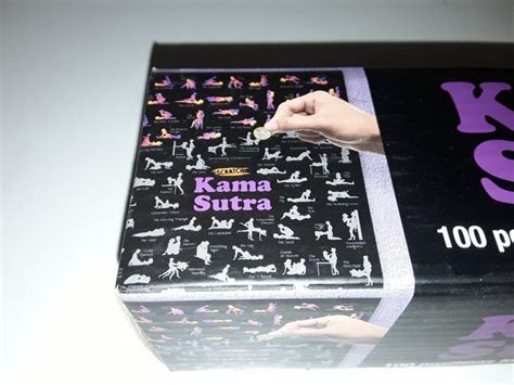 Lot 7118 Sealed Karma Sutra 100 Position Scratch Poster Simon