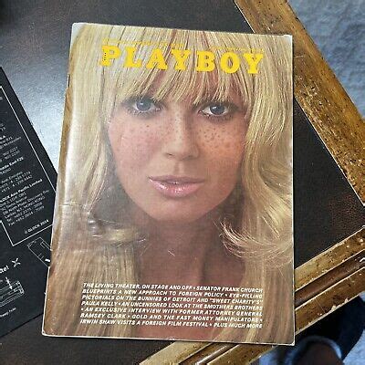 Vintage August Playboy Magazine Debbie Hooper Centerfold