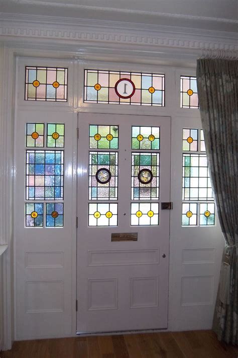 Traditional Stained Glass Leadlight Into A New Handcrafted Accoya Door