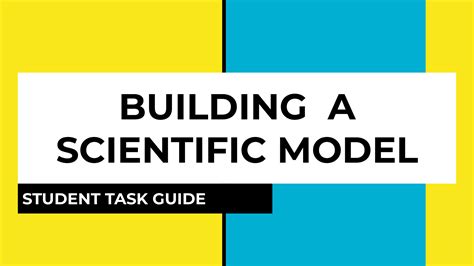 Student Guide Building A Scientific Model Building21