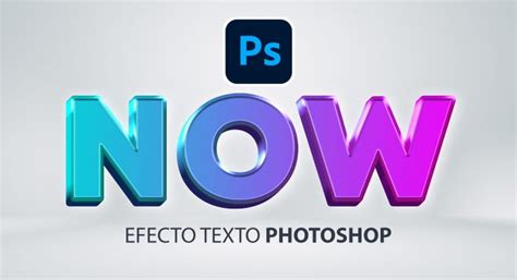 Como Hacer Efecto De Texto D En Photoshop Gratis Y Editable