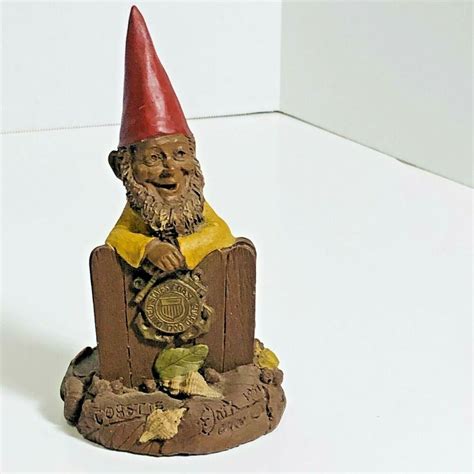 Thomas Tom F Clark 1991 Gnome Resin Figurine Coastie 5 T Vintage