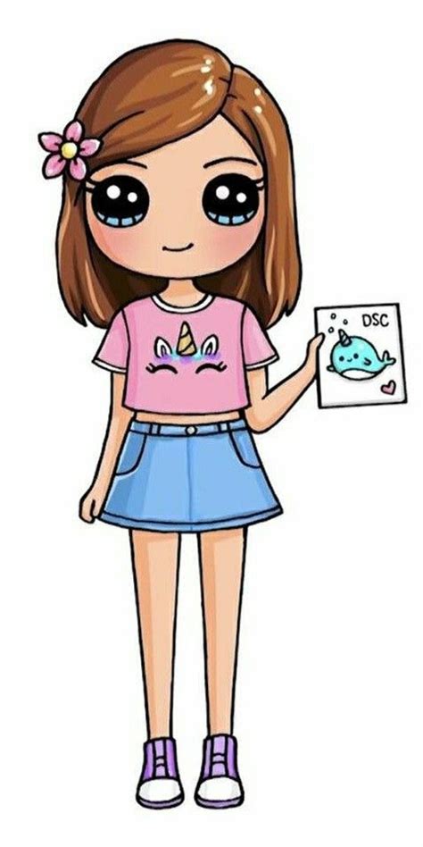 tekenen çizim kawaii girl drawings cute kawaii drawings kawaii girl drawings cute girl