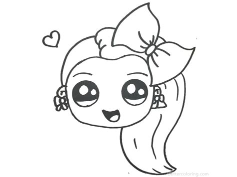You can now print this beautiful jojo siwa cute coloring page or color online for free. Jojo Siwa Coloring Pages Emoji Cute by Happy Drawings - Free Printable Coloring Pages