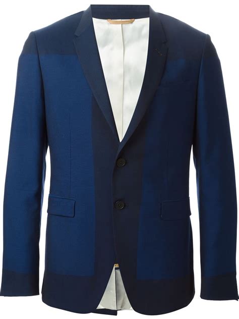 Stop being a wallflower, start the next phase of your life, and truly make a lasting impression on everyone you meet wearing one of our colorful suits for men. Paul Smith Wool Colour Block Suit in Blue for Men - Lyst