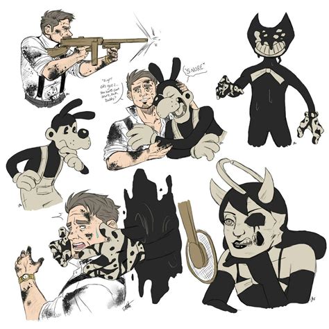 chapter three was the worst but at least my wolfy was in it 😍 bendy and the ink machine
