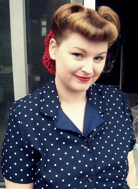 victory rolls with faux bangs tutorial va voom vintage vintage fashion hair tutorials and