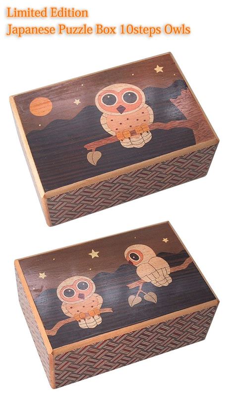 We offer unique and collectible japanese puzzle boxes and other wooden puzzle boxes from around the world. Japanese Puzzle Box 10steps Owls - Hakone Maruyama Inc ...