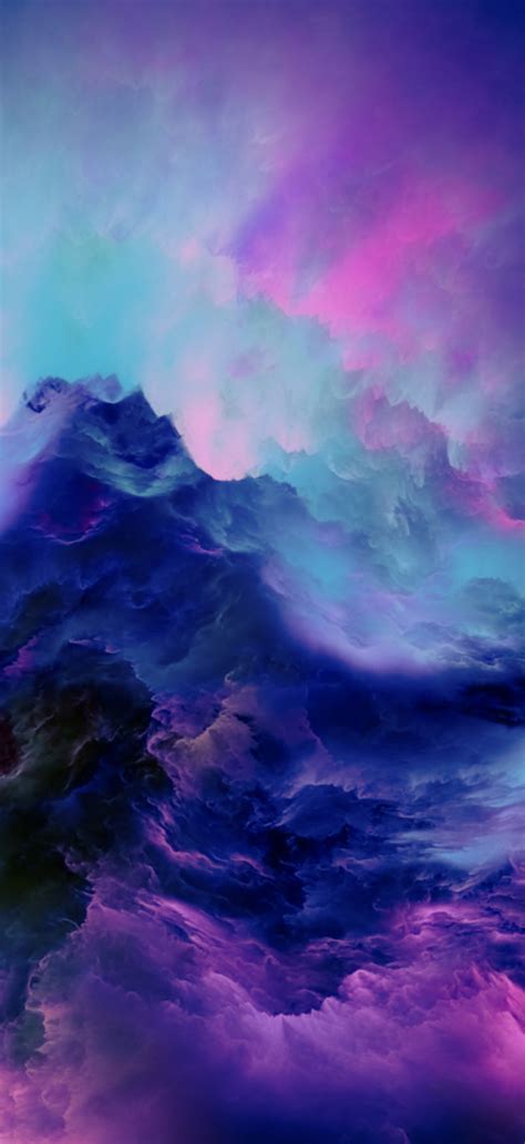 720x1570 Colorful Clouds Abstract 4k 720x1570 Resolution Wallpaper Hd