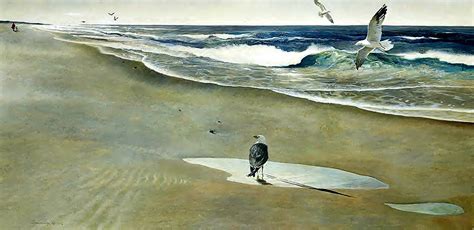 Andrew Wyeth On The Beach 1946 Tempera On Masonite Andrew Wyeth