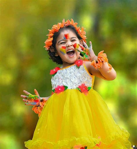 Child Holi Wallpapers Wallpaper Cave