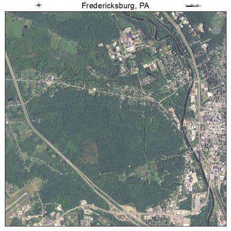 Aerial Photography Map Of Fredericksburg Pa Pennsylvania