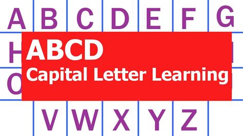 Abcdefg Capital Letter Abcdefg Abcdefg Alphabets Learning Abcdefg