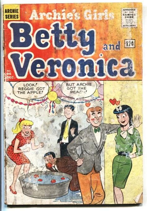 archie s girls betty and veronica 96 1963 apple bobbing p comic books silver age archie