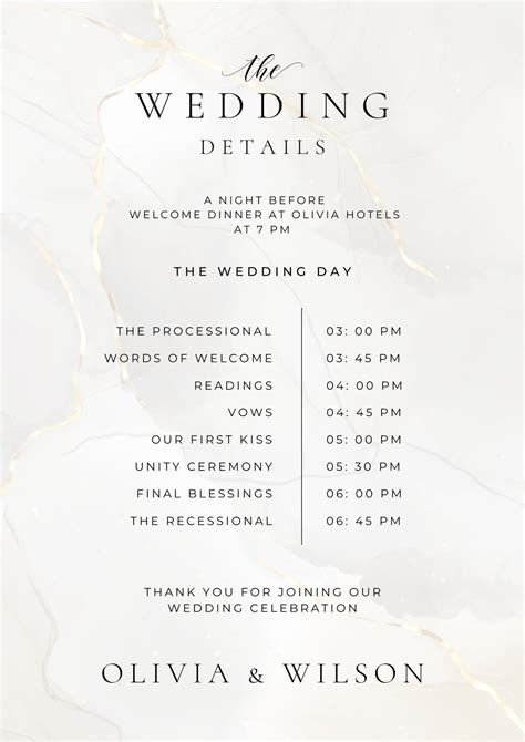 Free Custom Printable Wedding Timeline Planner Templates Canva Vlr Eng Br