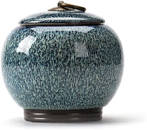 Tmendy Cremation Urns Medium Size Ceramics Adult Human Memorial Ashes