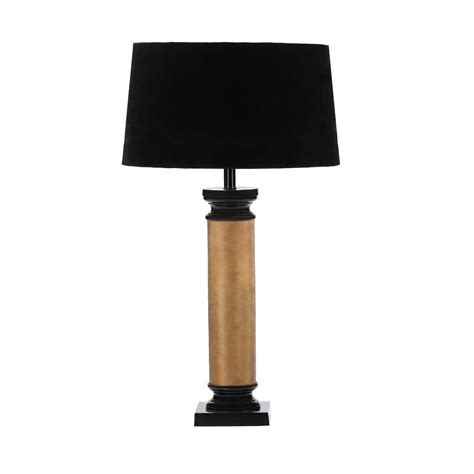 Column Table Lamp With Shade Tresorieonline