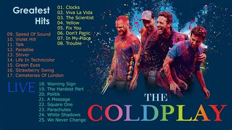 Coldplay Best Songs Coldplay Greatest Hits Full Album Live Youtube