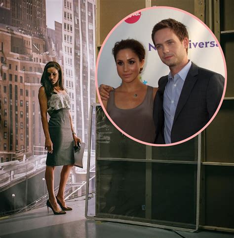 Meghan Markle S Suits Costar Patrick J Adams Shares Unseen Pics Of