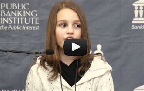 12 Year Old Victoria Grant Explains Why Her Homeland Canada And Most Of The World Is In Debt