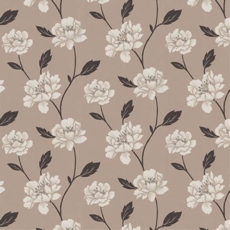 Graham And Brown Superfresco Peony Textured Floral Wallpaper 20 190