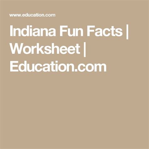 Indiana Pictures And Facts